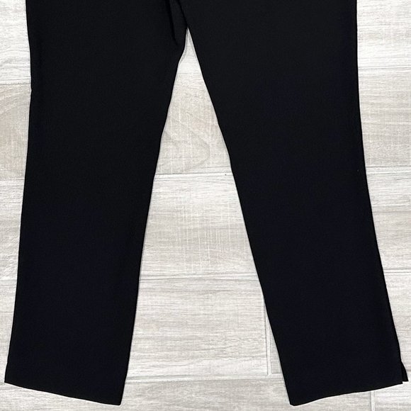 Anne Fontaine Sylvia Pleated Detail Mid-Rise Trouser Pants in Black Women’s Sz 8 - Picture 10 of 16